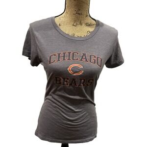 NFL Team T-Shirt Women Medium Brown Good Chicago Bears Football Regular Season